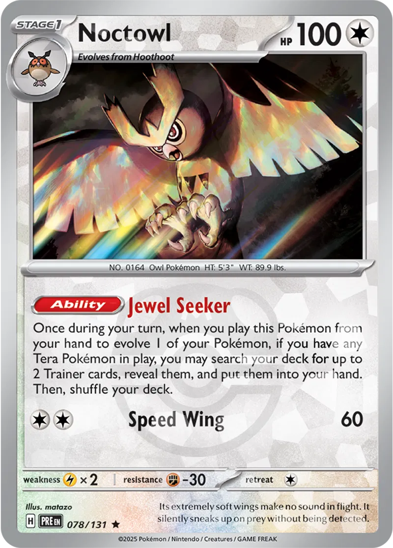 Noctowl Master Ball Holo
